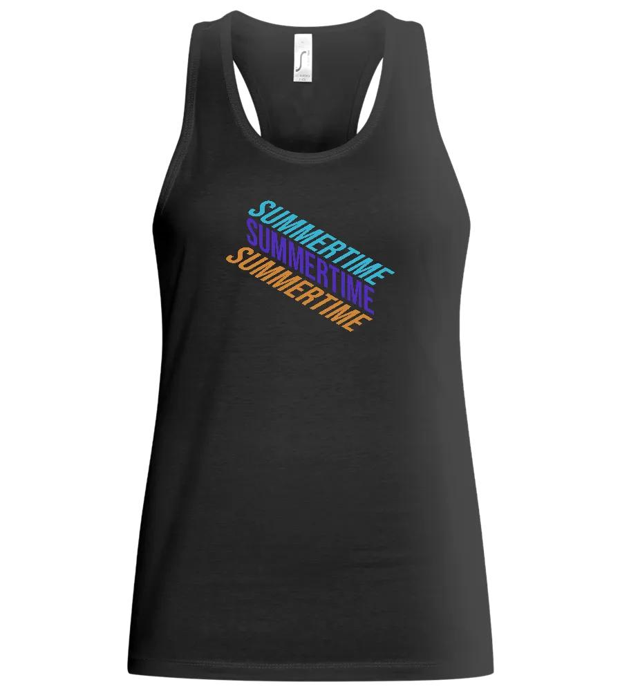 Summertime Design - Basic women's tank top