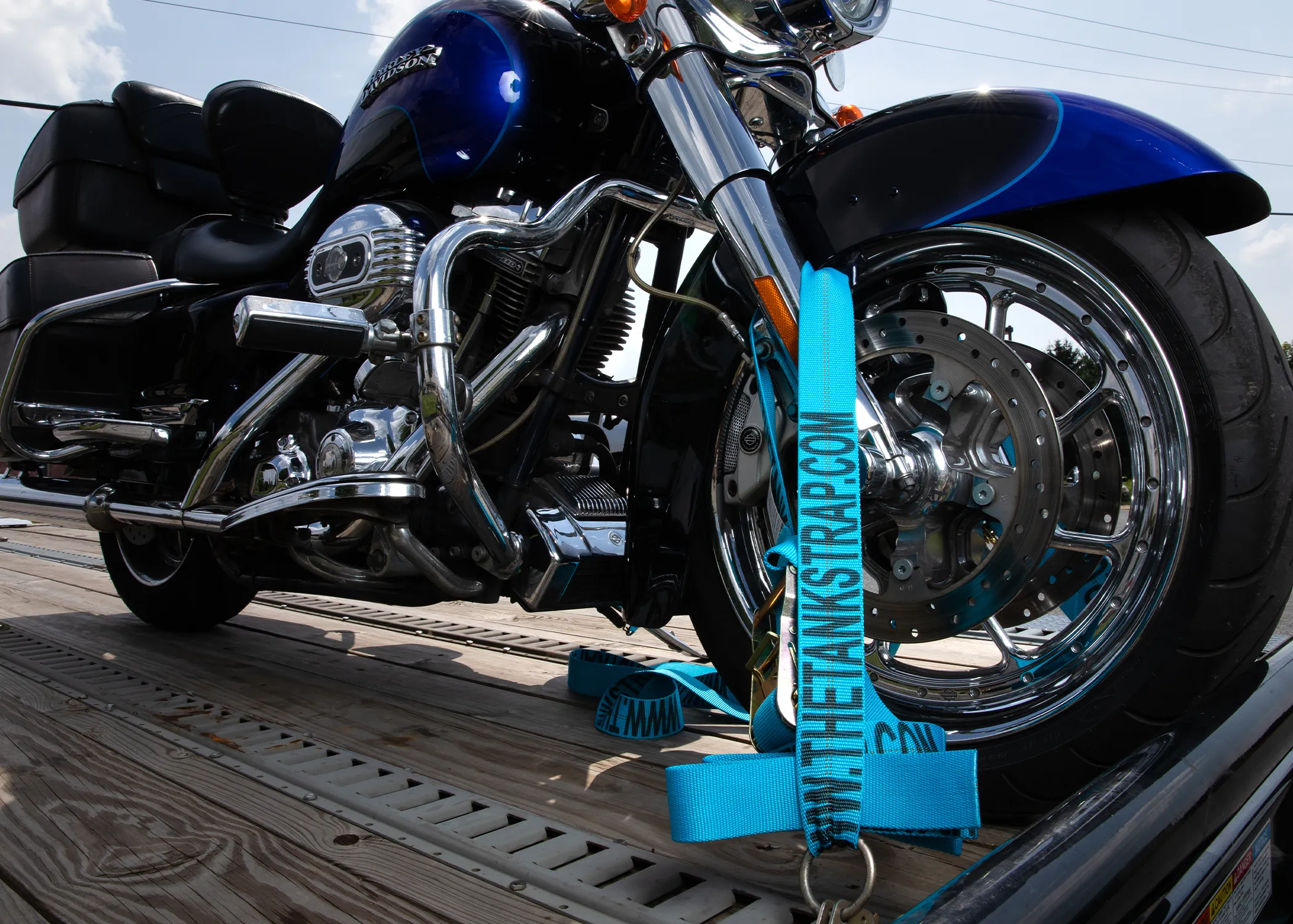 TANK STRAP: 4pk (Special Edition Blue) 2 Bike Set