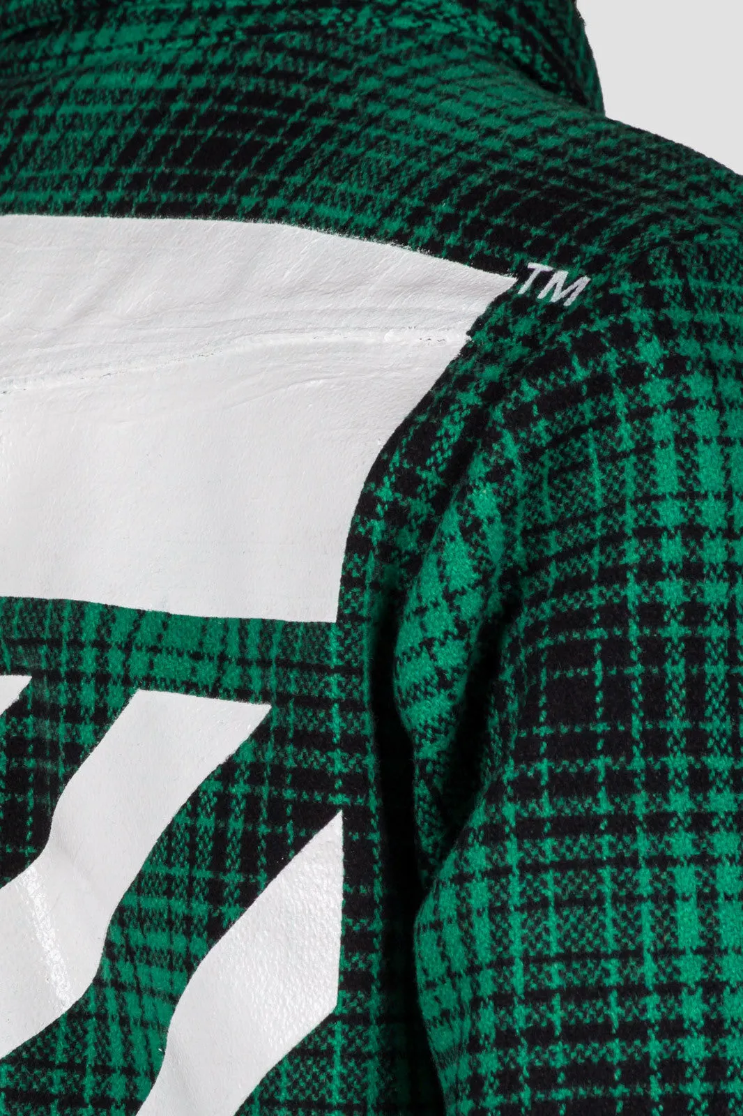 Tartan Shirt Green/Black Diag All Over W