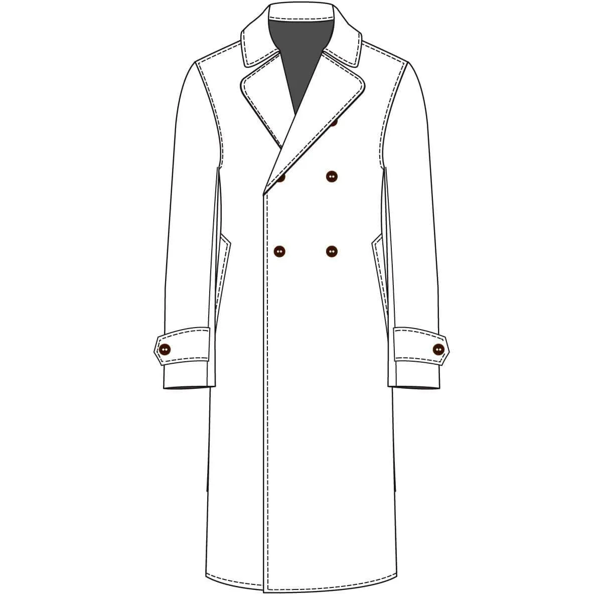 The Stately Overcoat | Purple Hazey