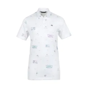 TravisMathew Tiki Mapes Print Polo Shirt