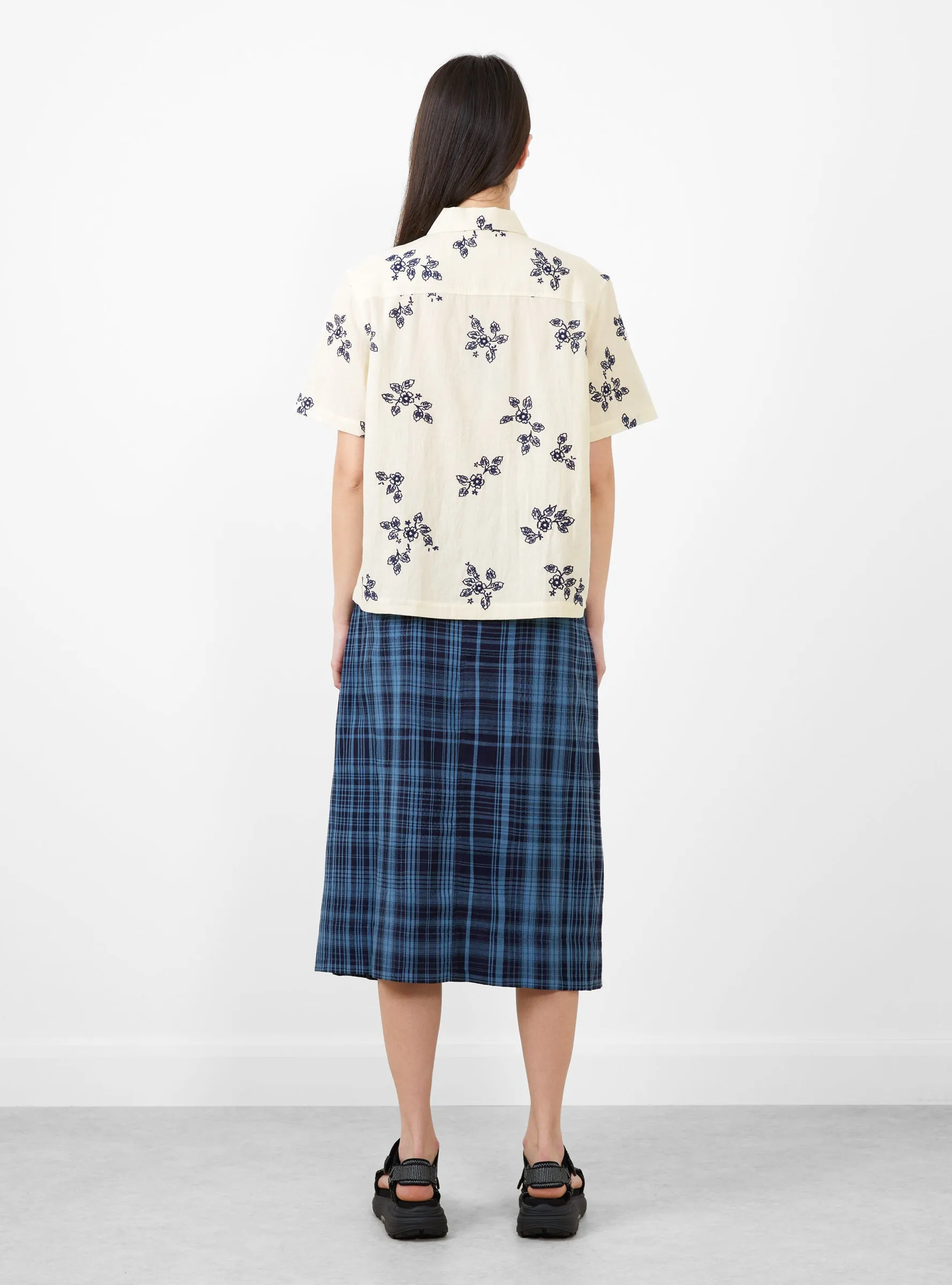 Vegas Shirt Ecru/Navy