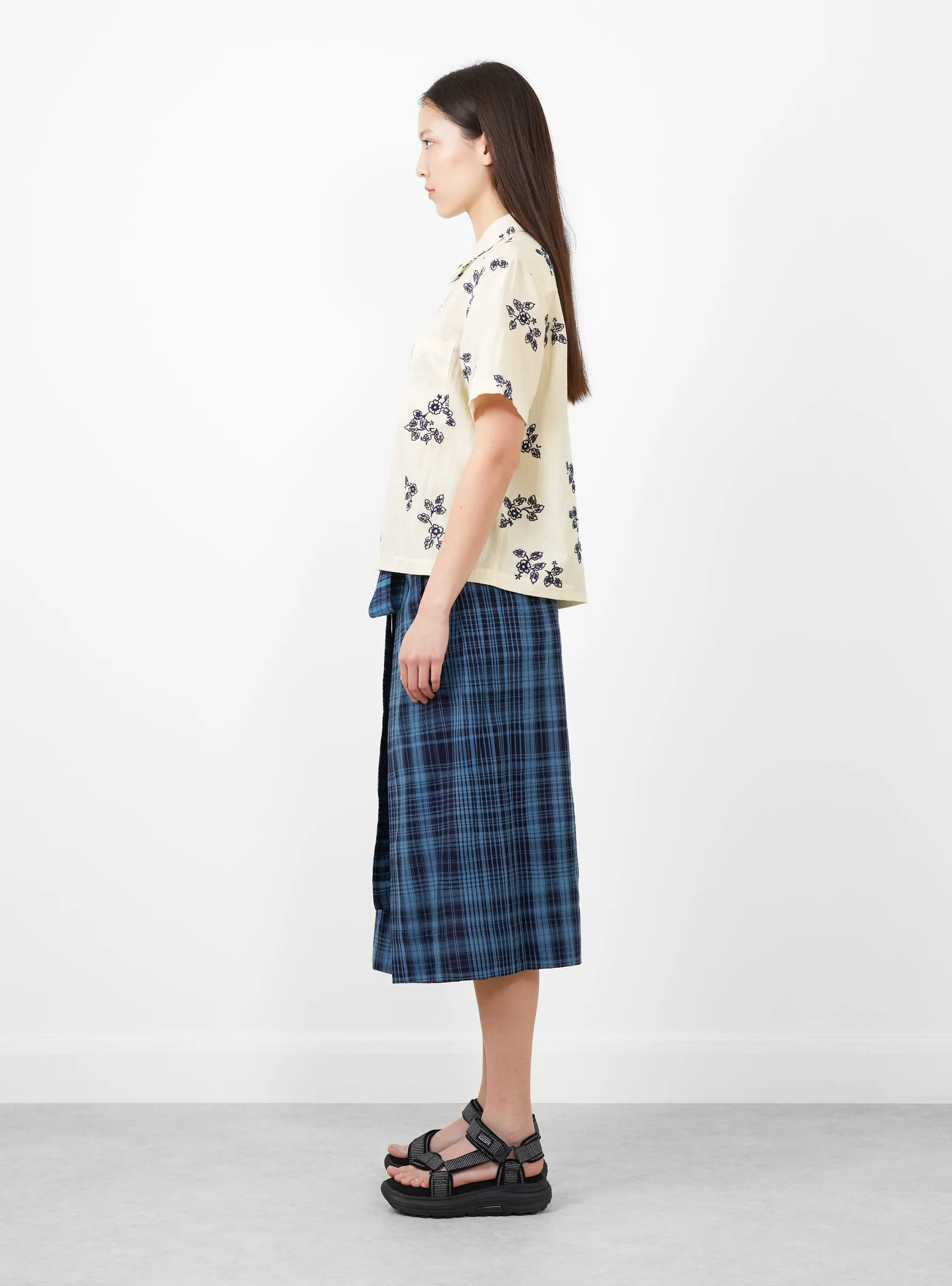 Vegas Shirt Ecru/Navy