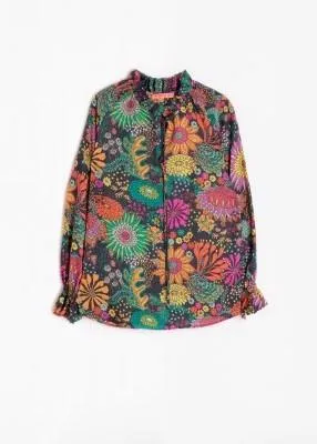 Vilagallo Velma Blouse Crawley Print
