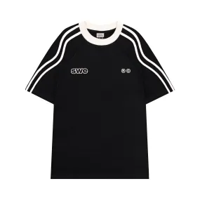 WAVELINES TEE - BLACK