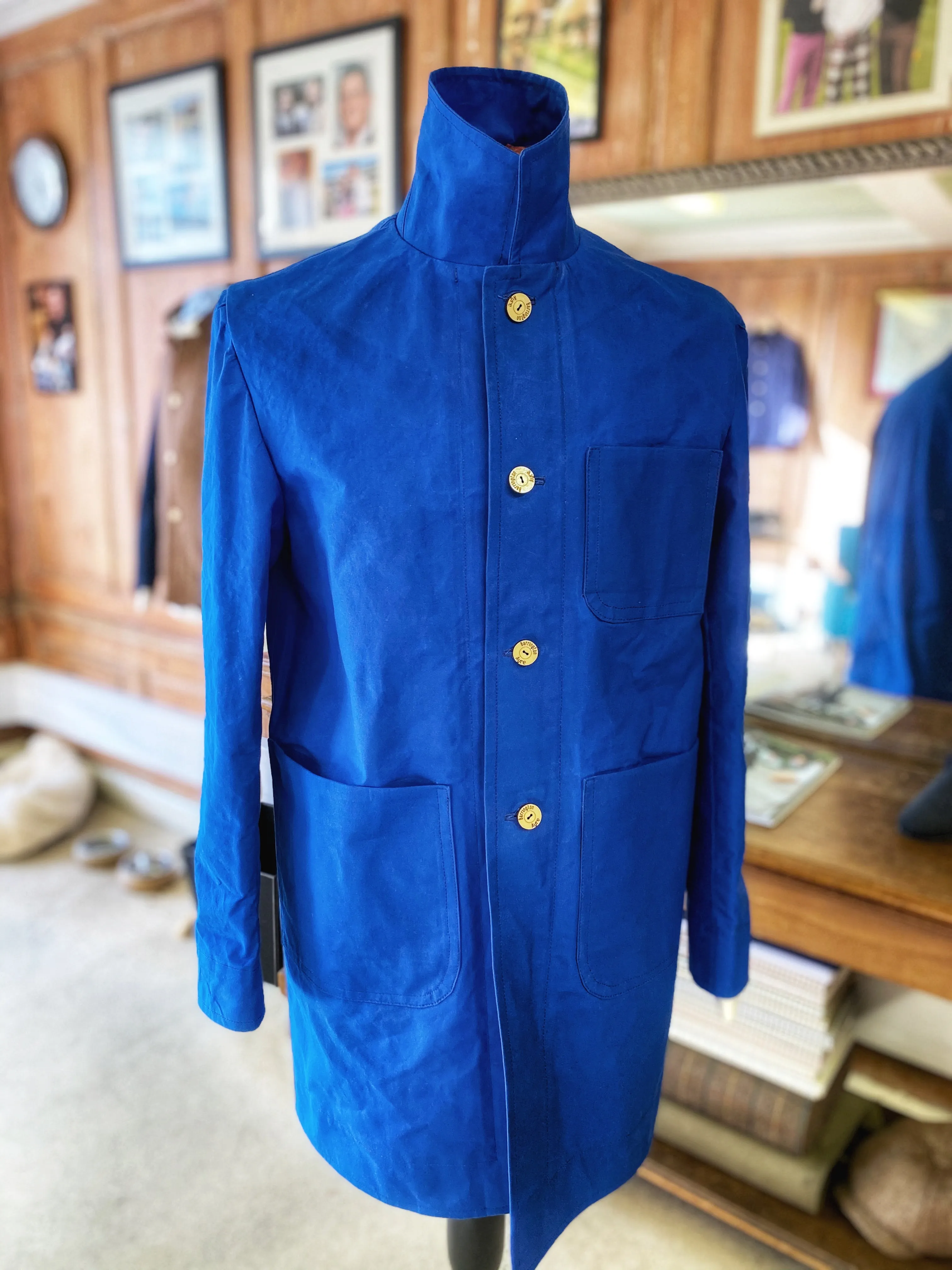 Waxed Cotton Lido Coat