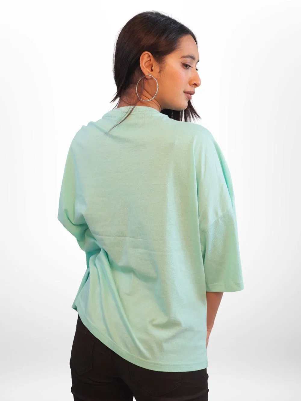 WHAT KIND OF A WOMAN DOSEN'T HAVE AN AXE Graphic Printed Womens Drop Shoulder T-shirt Legacy Boutiques Bangladesh