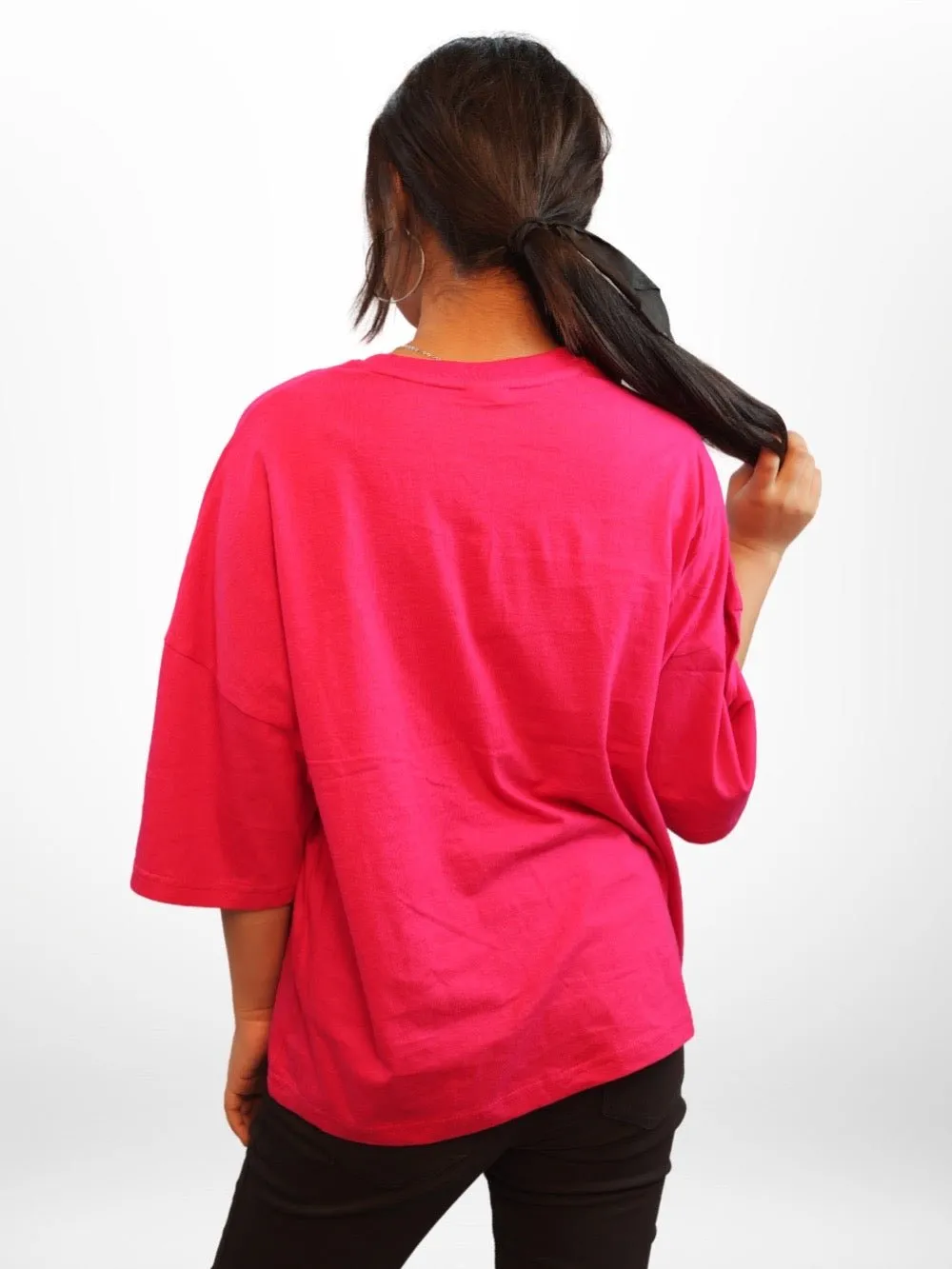 WHAT KIND OF A WOMAN DOSEN'T HAVE AN AXE Graphic Printed Womens Drop Shoulder T-shirt Legacy Boutiques Bangladesh