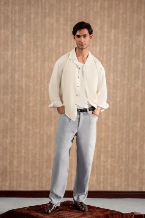 White Linen Resort Shirt