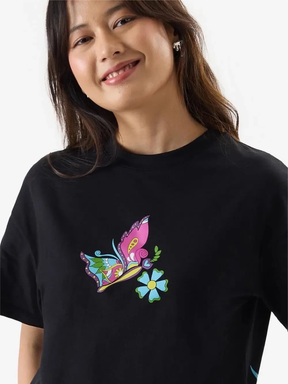Wild And Free Graphic Printed Cheap Price High Quality Womens Drop Shoulder Tee Legacy Boutiques Bangladesh