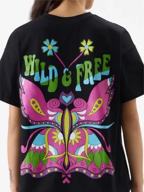 Wild And Free Graphic Printed Cheap Price High Quality Womens Drop Shoulder Tee Legacy Boutiques Bangladesh