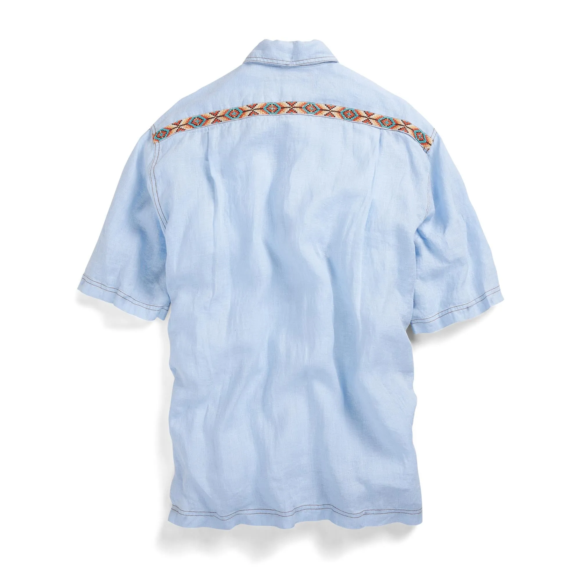 Zacatecas Beaded Linen Shirt