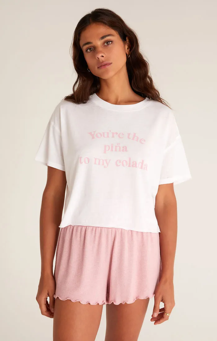 ZSU Pina Colada Crop Tee