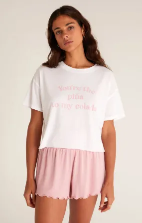 ZSU Pina Colada Crop Tee
